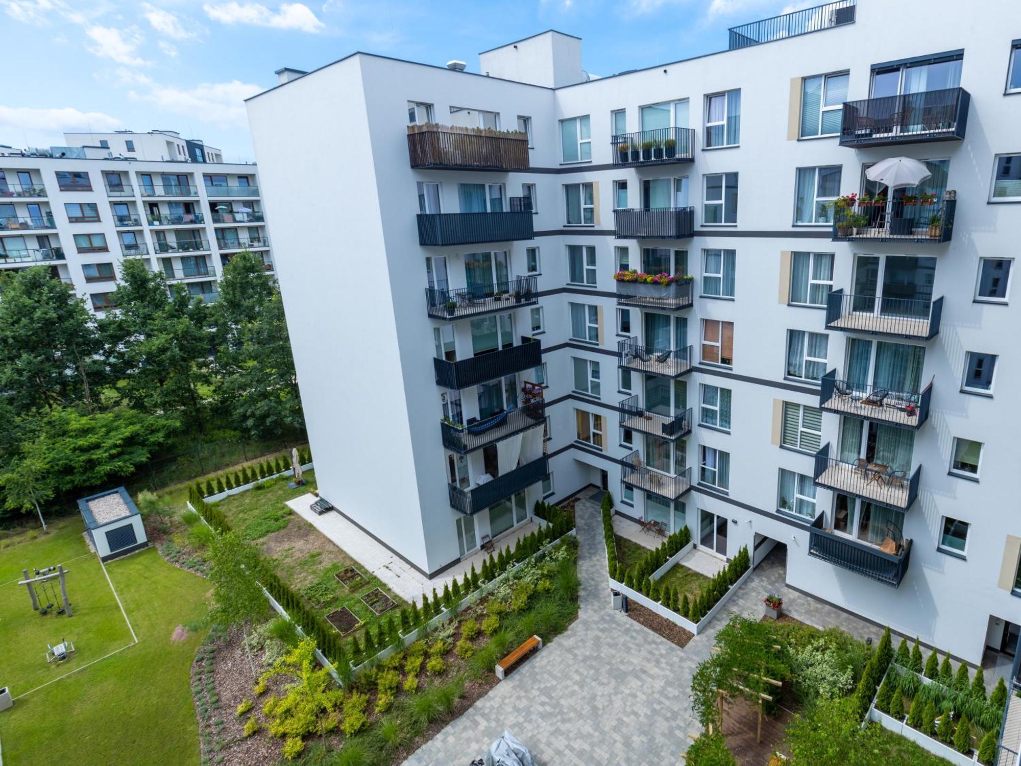 Vip Apart Bielany Przy Metrze Varsovia Exterior foto